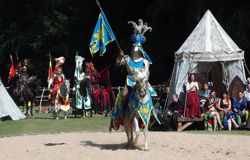 Medieval Knight on Horseback